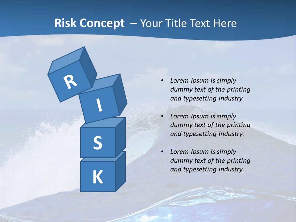 Beauty Ripple Hawaii PowerPoint Template