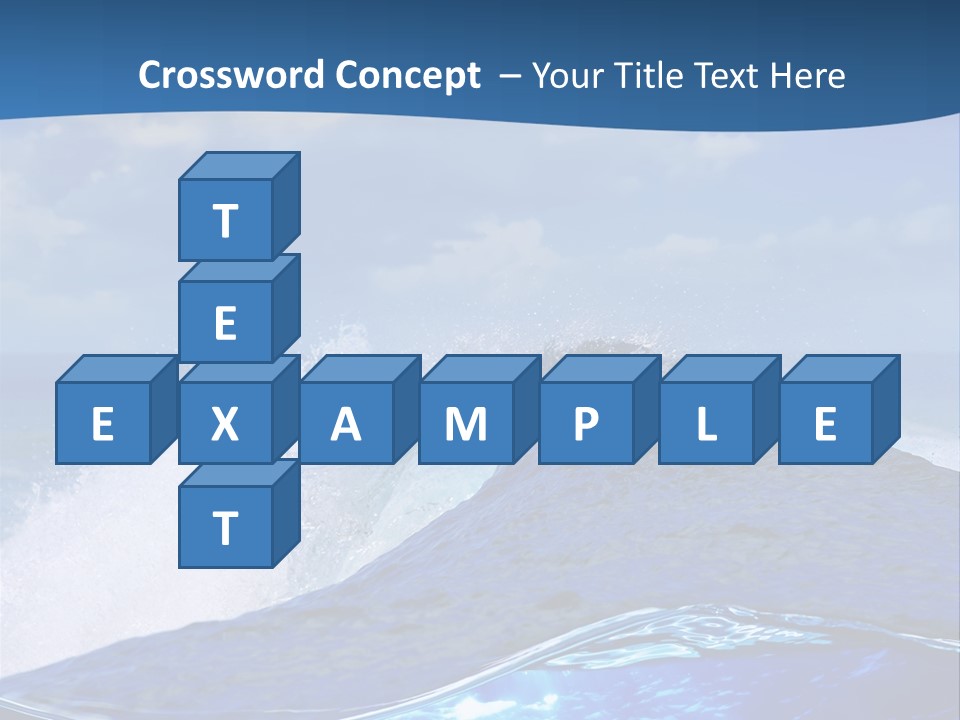 Beauty Ripple Hawaii PowerPoint Template