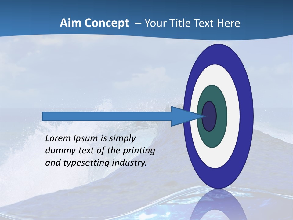 Beauty Ripple Hawaii PowerPoint Template