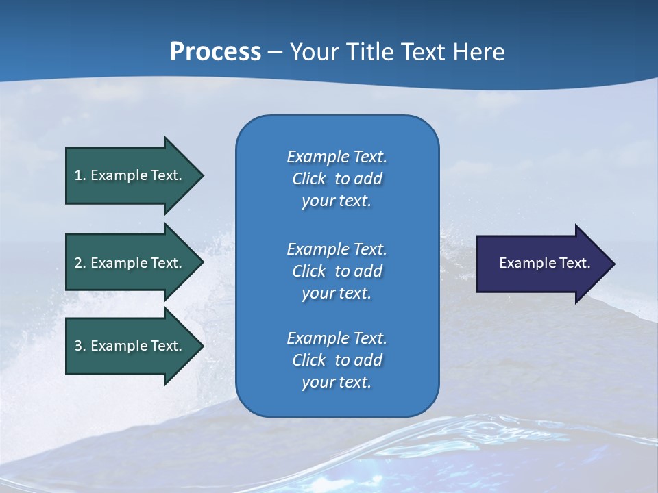 Beauty Ripple Hawaii PowerPoint Template