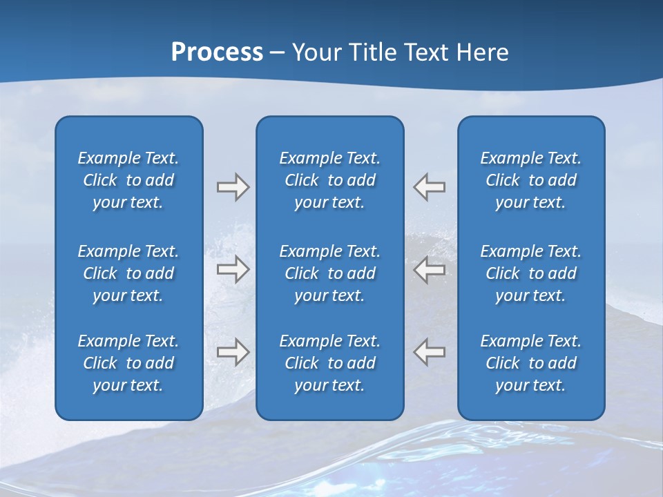 Beauty Ripple Hawaii PowerPoint Template