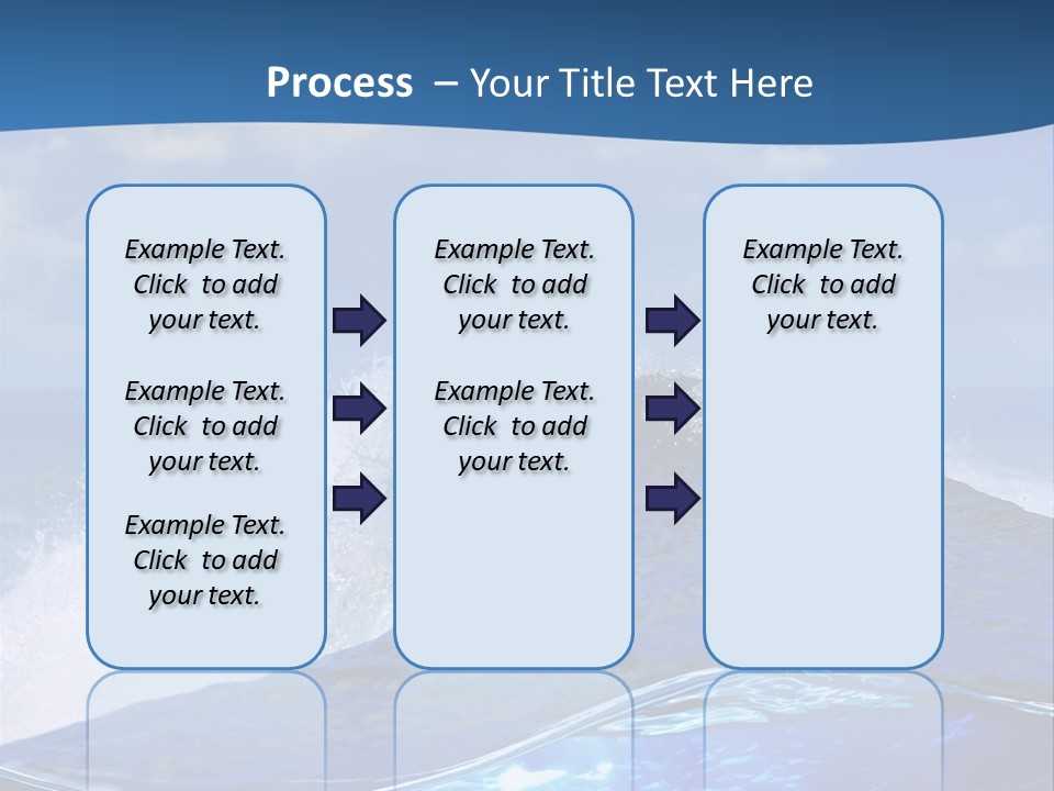 Beauty Ripple Hawaii PowerPoint Template