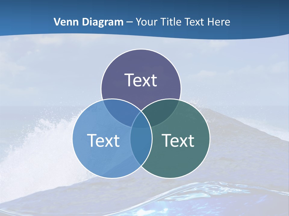 Beauty Ripple Hawaii PowerPoint Template