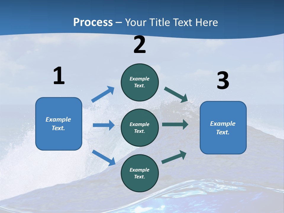 Beauty Ripple Hawaii PowerPoint Template