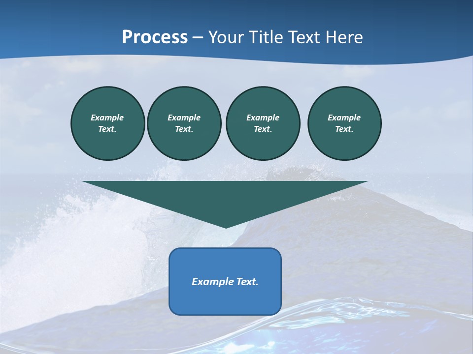 Beauty Ripple Hawaii PowerPoint Template