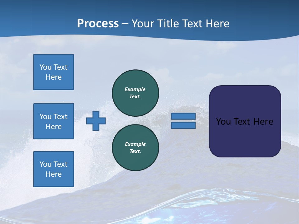 Beauty Ripple Hawaii PowerPoint Template