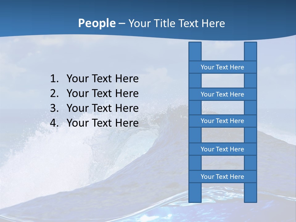 Beauty Ripple Hawaii PowerPoint Template