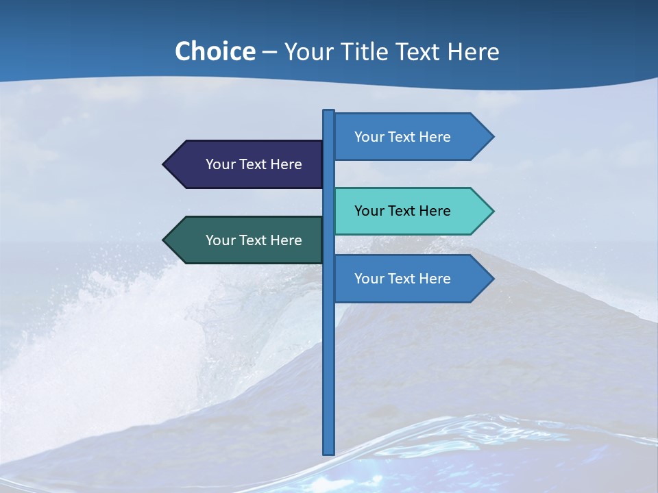 Beauty Ripple Hawaii PowerPoint Template