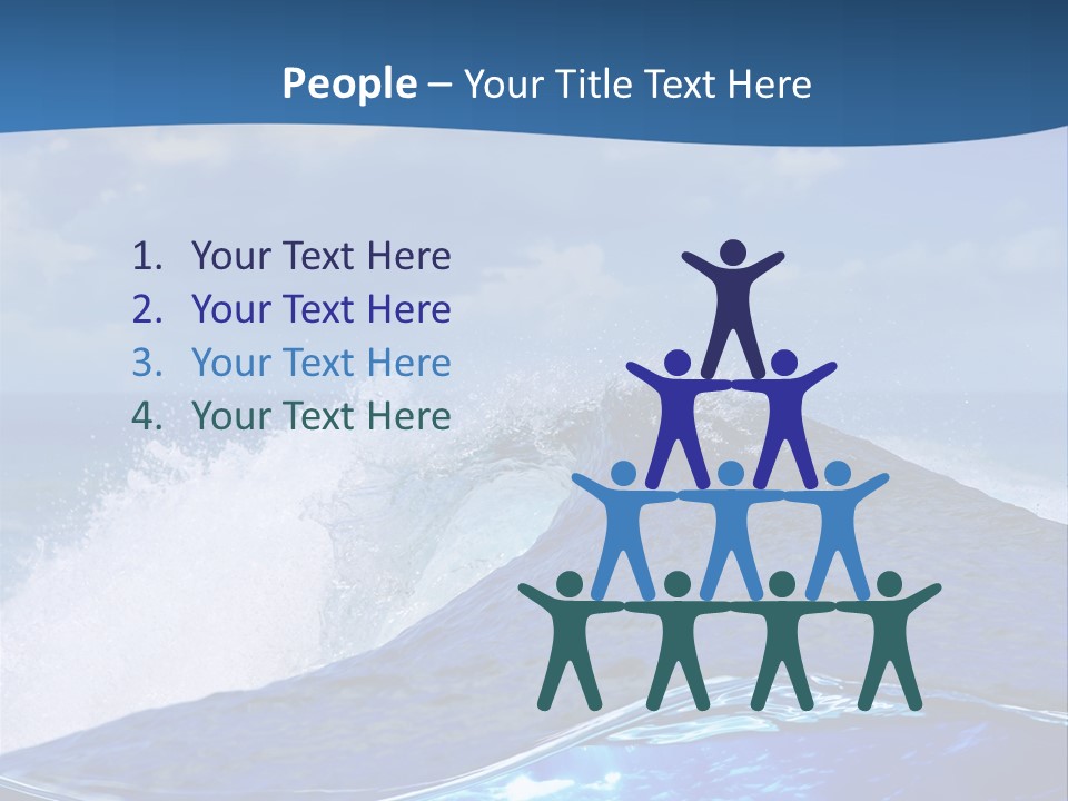 Beauty Ripple Hawaii PowerPoint Template