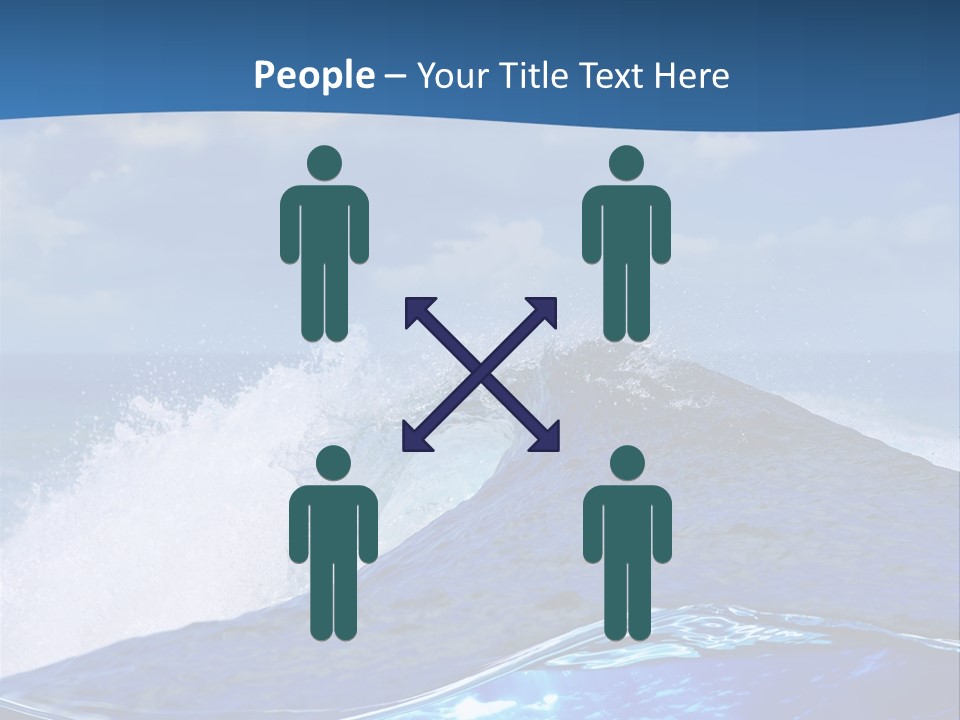 Beauty Ripple Hawaii PowerPoint Template