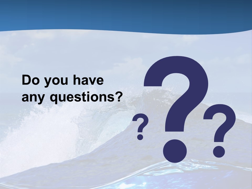 Beauty Ripple Hawaii PowerPoint Template