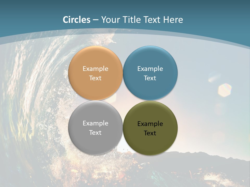 Vibrant Spray Nobody PowerPoint Template