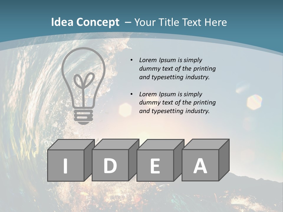Vibrant Spray Nobody PowerPoint Template