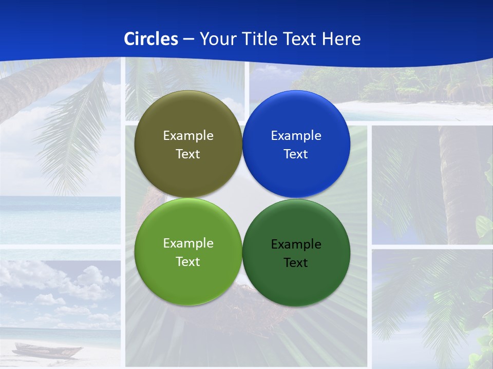 Relax Summer Maldives PowerPoint Template