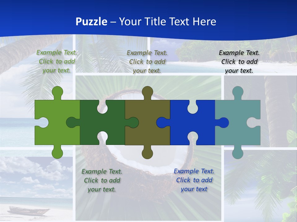 Relax Summer Maldives PowerPoint Template