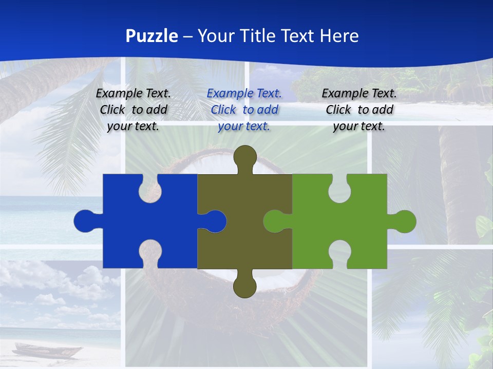 Relax Summer Maldives PowerPoint Template