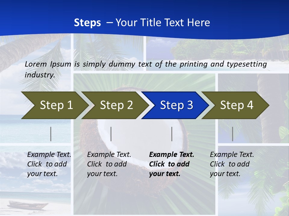 Relax Summer Maldives PowerPoint Template