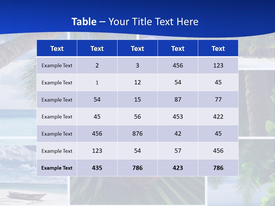 Relax Summer Maldives PowerPoint Template