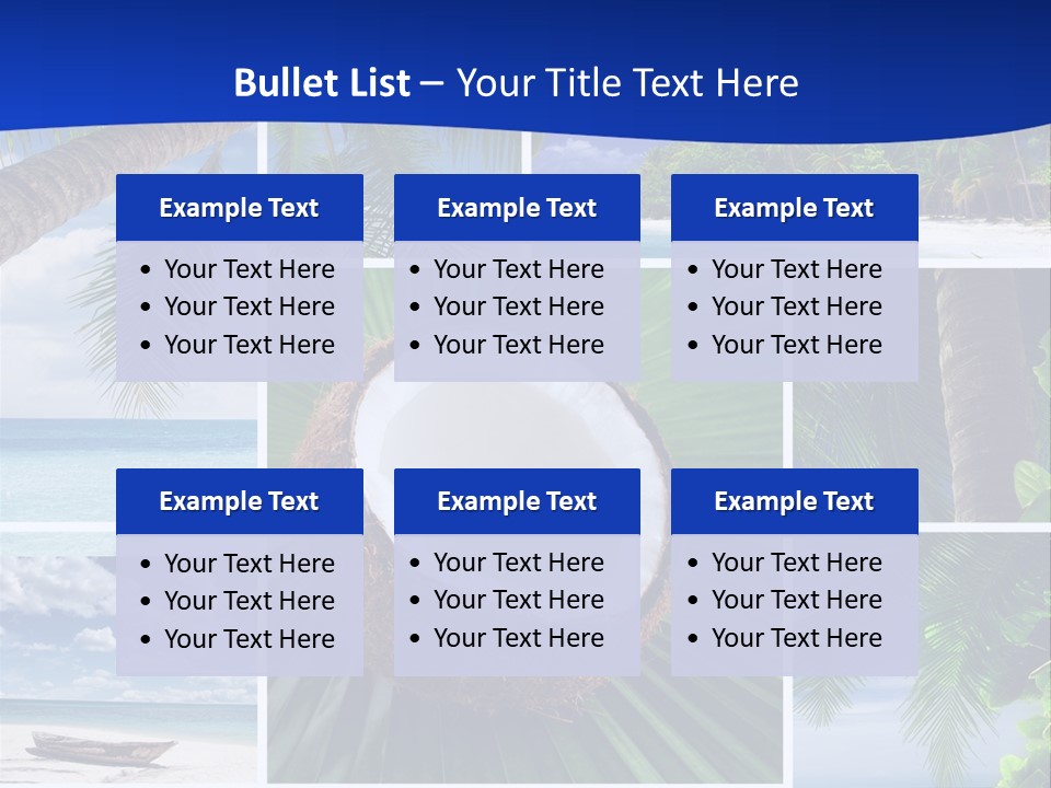Relax Summer Maldives PowerPoint Template