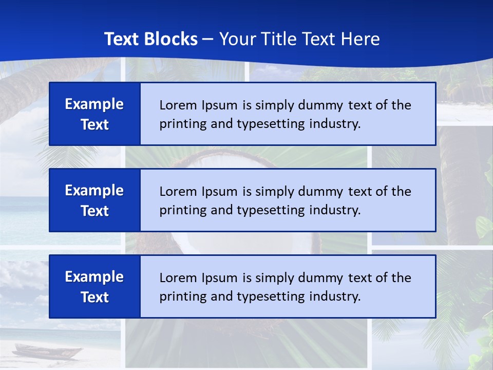 Relax Summer Maldives PowerPoint Template