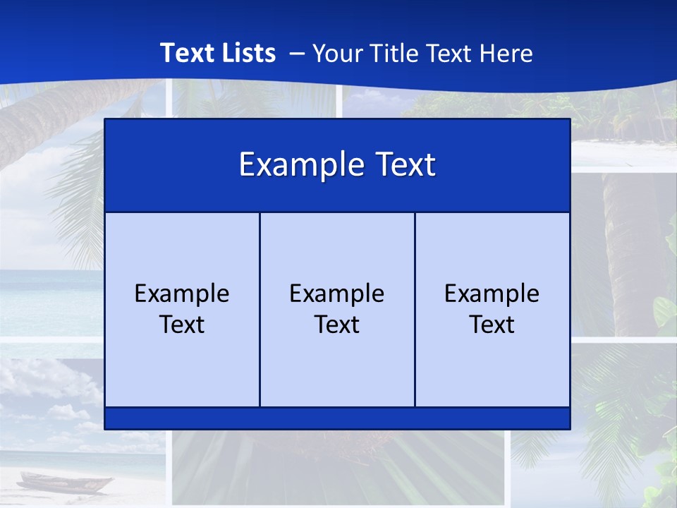 Relax Summer Maldives PowerPoint Template