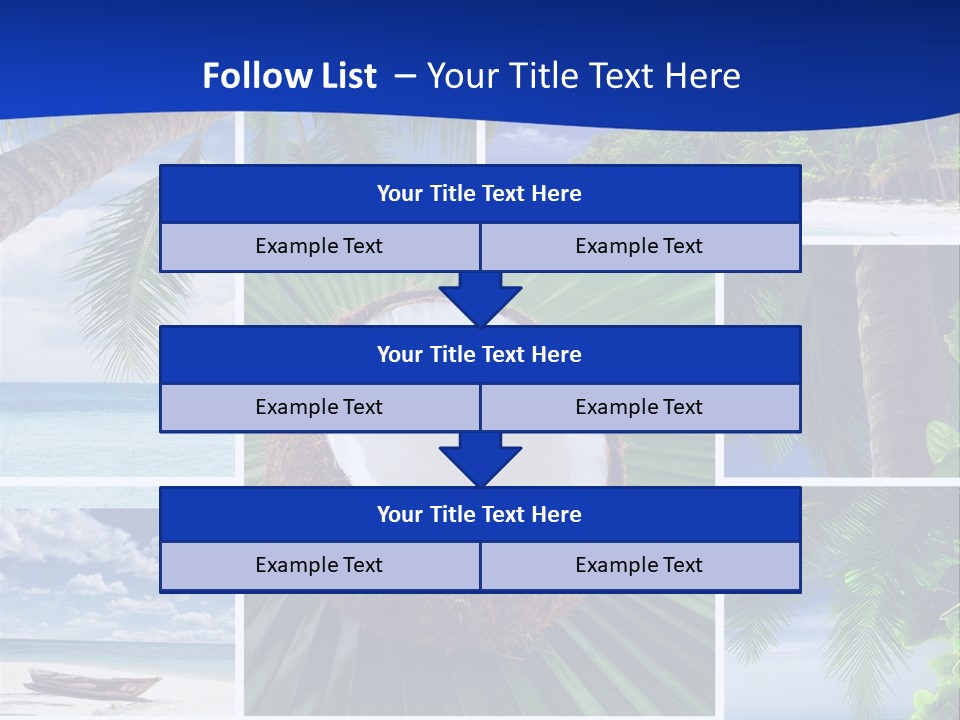 Relax Summer Maldives PowerPoint Template