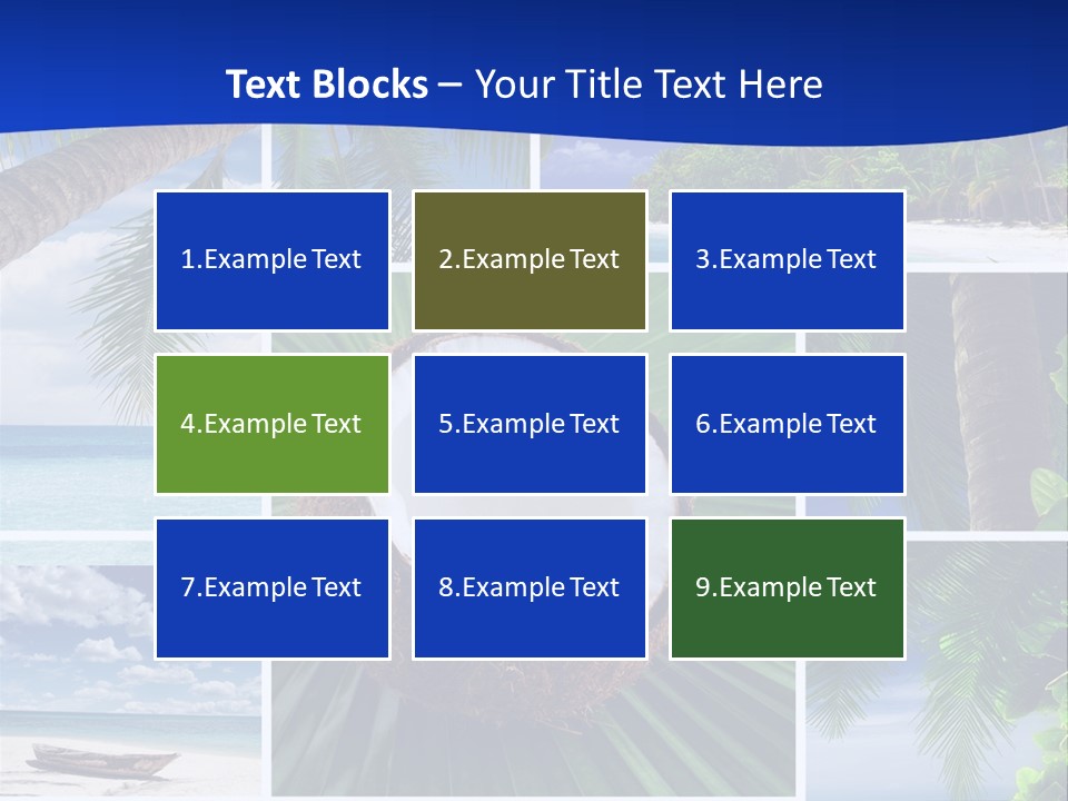 Relax Summer Maldives PowerPoint Template