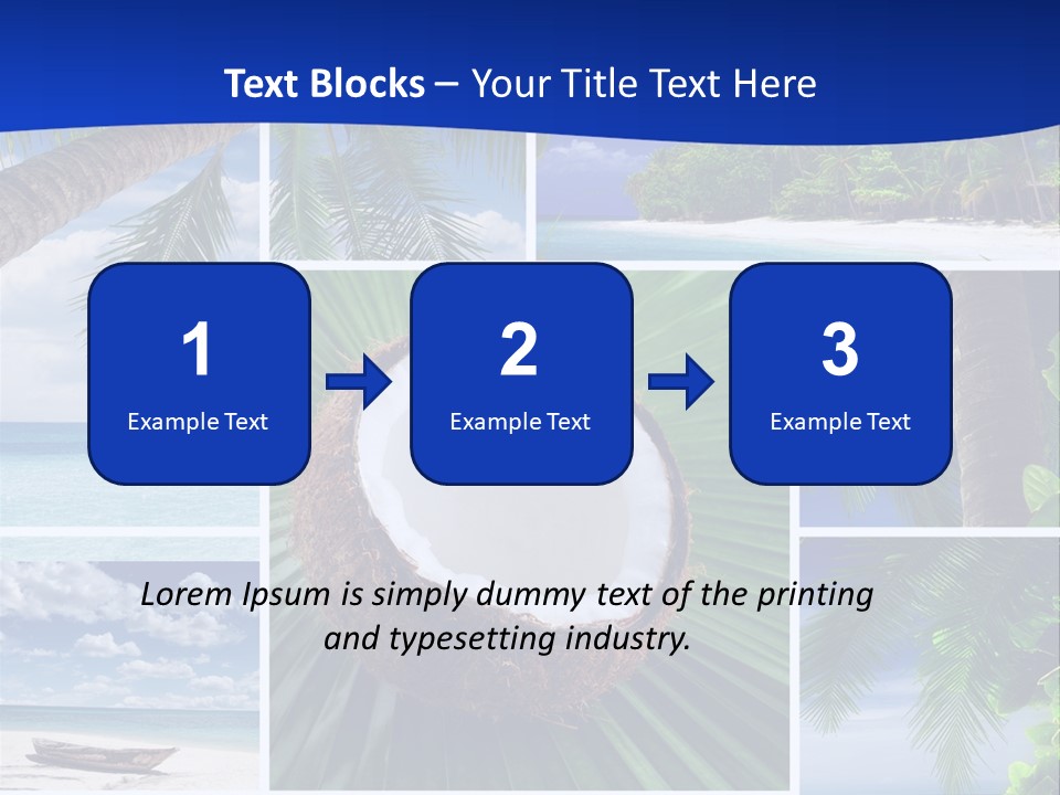 Relax Summer Maldives PowerPoint Template