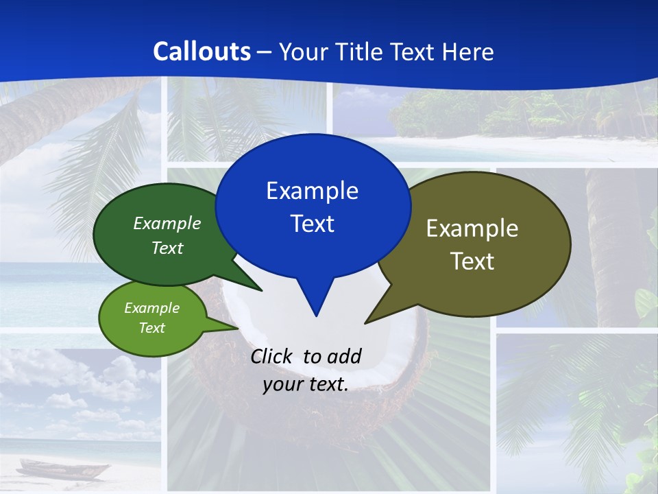 Relax Summer Maldives PowerPoint Template