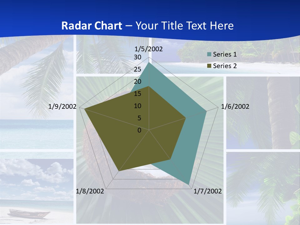 Relax Summer Maldives PowerPoint Template