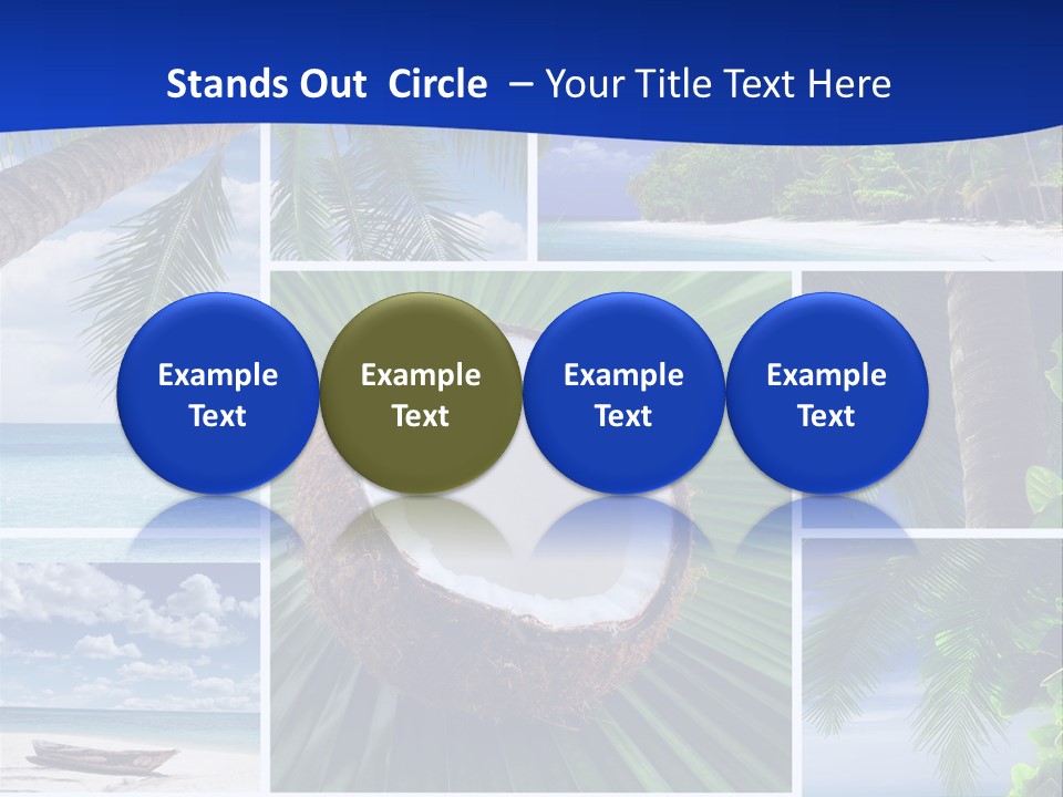 Relax Summer Maldives PowerPoint Template