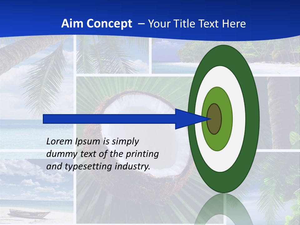 Relax Summer Maldives PowerPoint Template