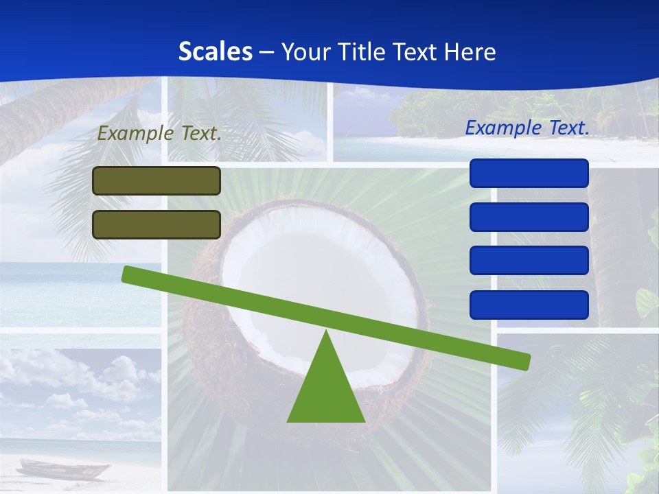 Relax Summer Maldives PowerPoint Template