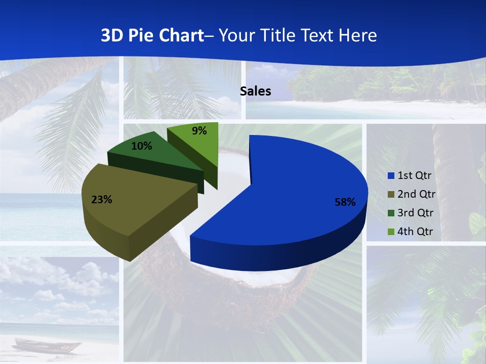 Relax Summer Maldives PowerPoint Template