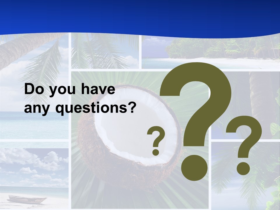 Relax Summer Maldives PowerPoint Template