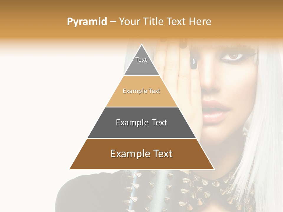 Portrait Fringe Hairstyle PowerPoint Template