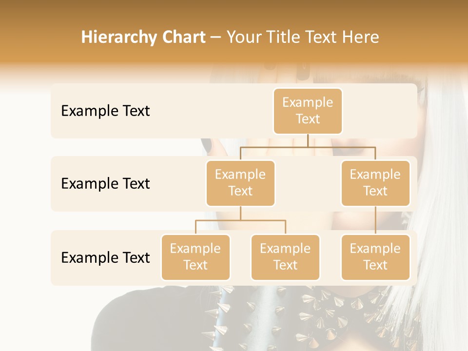 Portrait Fringe Hairstyle PowerPoint Template