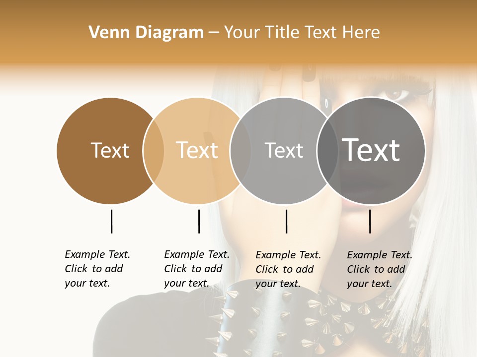 Portrait Fringe Hairstyle PowerPoint Template