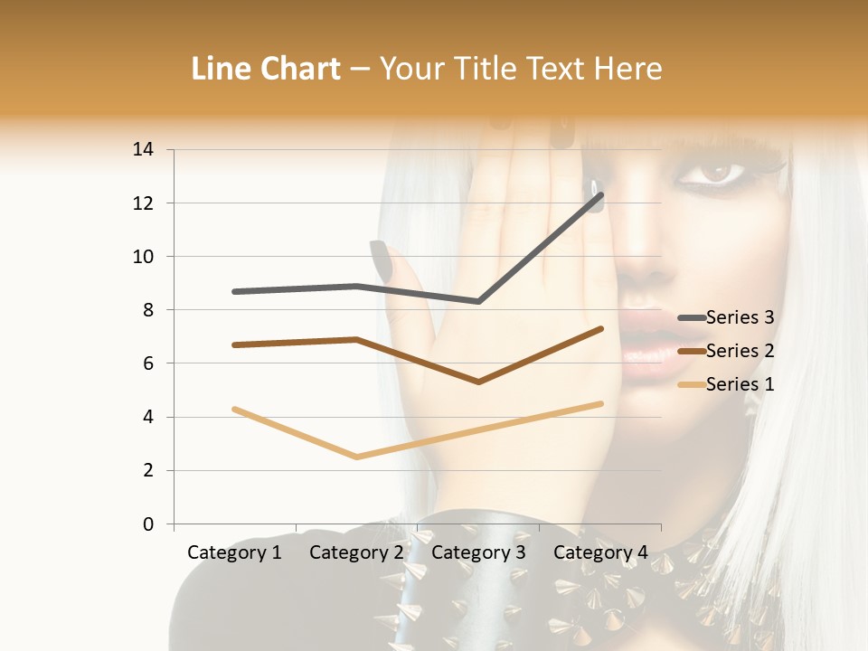 Portrait Fringe Hairstyle PowerPoint Template