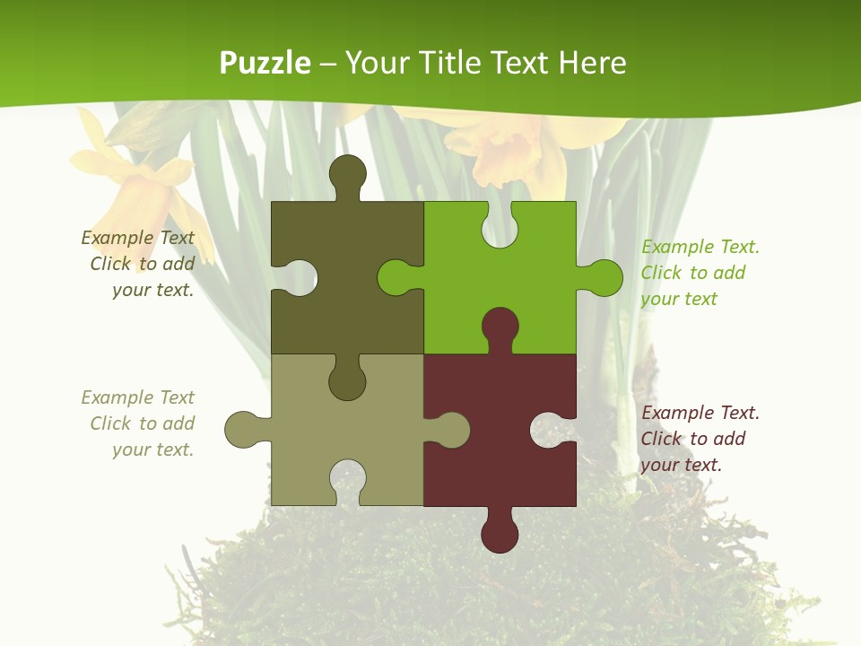 Flower Freshness Colorful PowerPoint Template