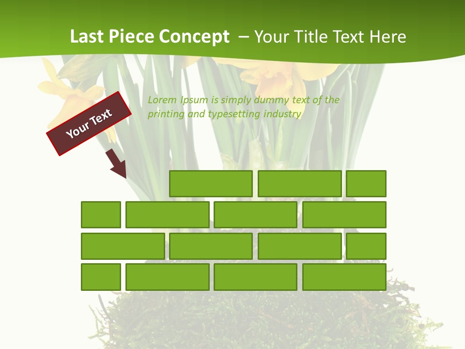 Flower Freshness Colorful PowerPoint Template