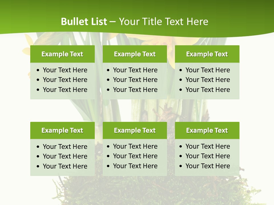 Flower Freshness Colorful PowerPoint Template