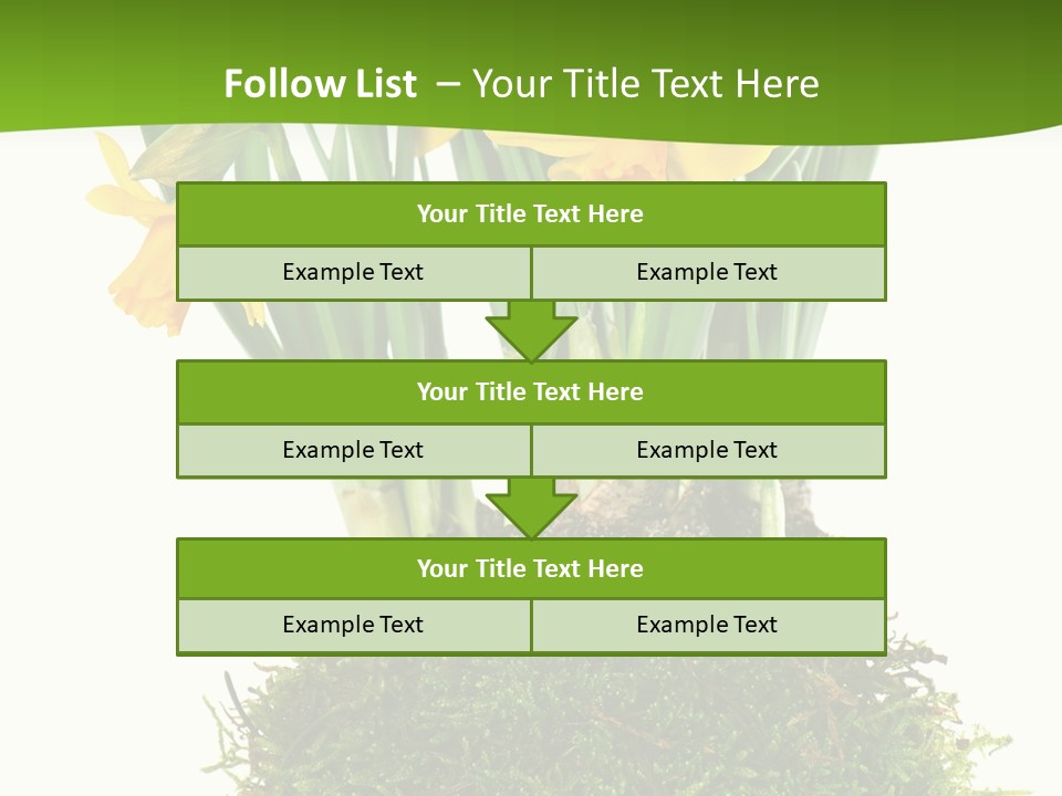 Flower Freshness Colorful PowerPoint Template