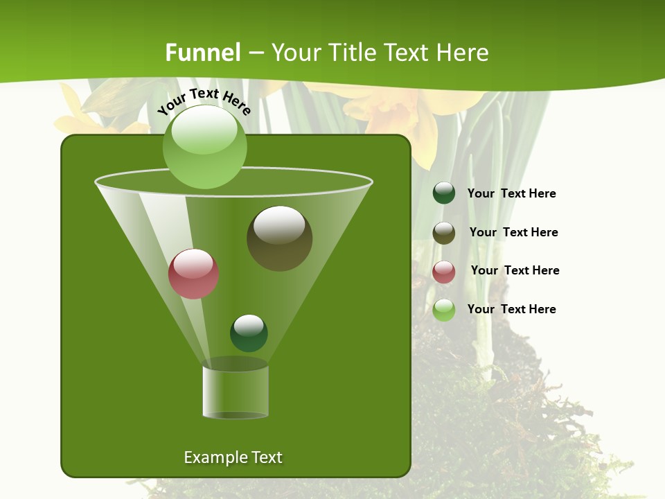 Flower Freshness Colorful PowerPoint Template