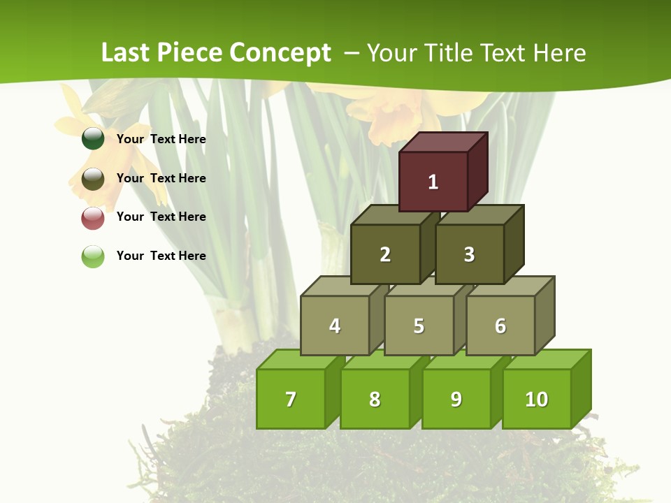 Flower Freshness Colorful PowerPoint Template