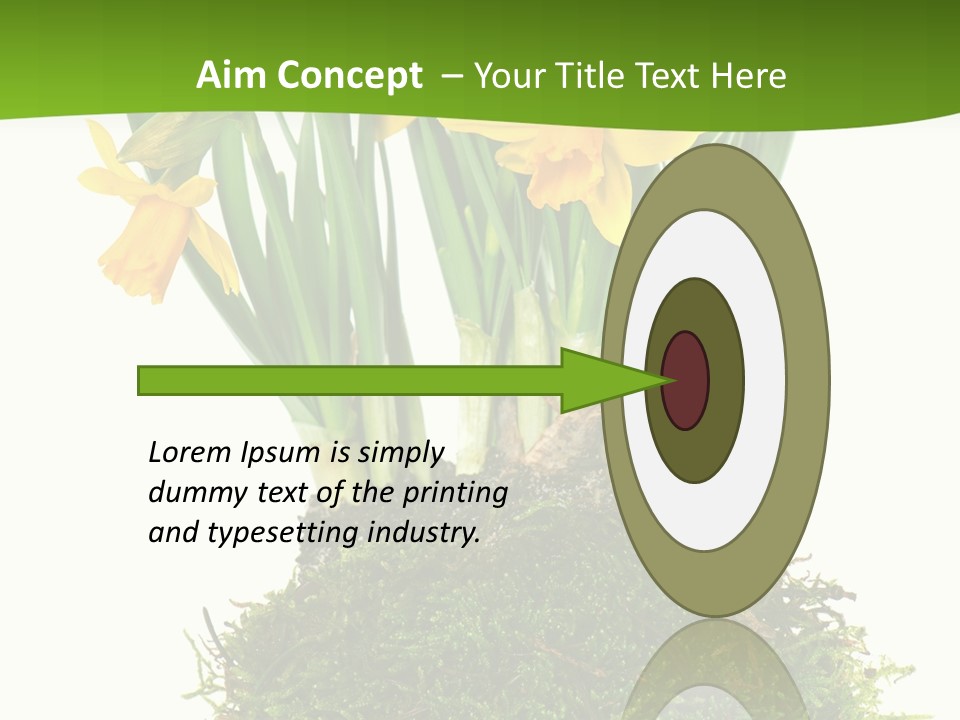 Flower Freshness Colorful PowerPoint Template