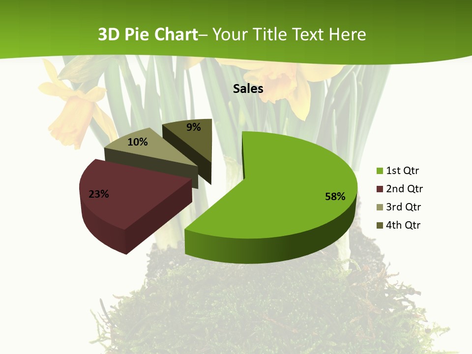 Flower Freshness Colorful PowerPoint Template