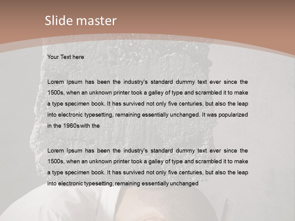 Mashed Burdensome Blocked PowerPoint Template