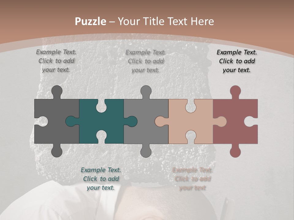 Mashed Burdensome Blocked PowerPoint Template