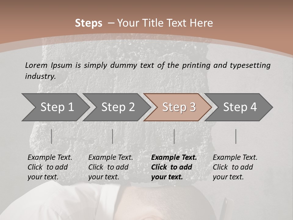 Mashed Burdensome Blocked PowerPoint Template